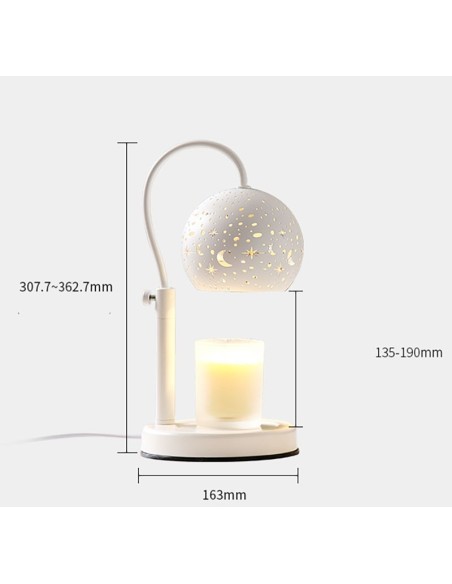 Lampada Riscaldante con Candela Profumata Premium