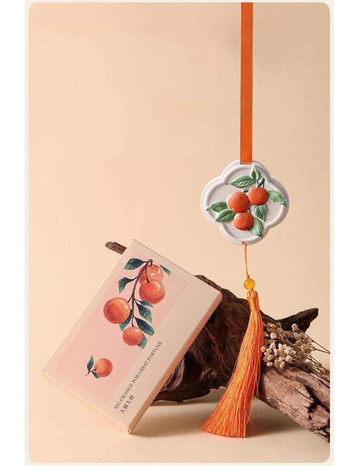 Plaster Aroma Hanging Ornament – Wild Gardenia Scent