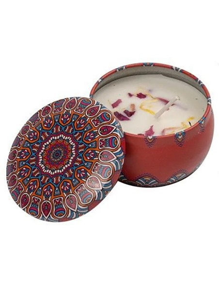 Natural Soy Wax Scented Candle – Rose Aroma
