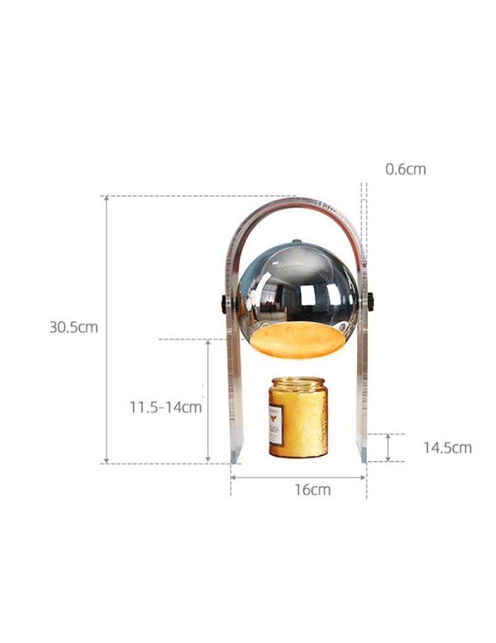Premium scented candle warm lamp