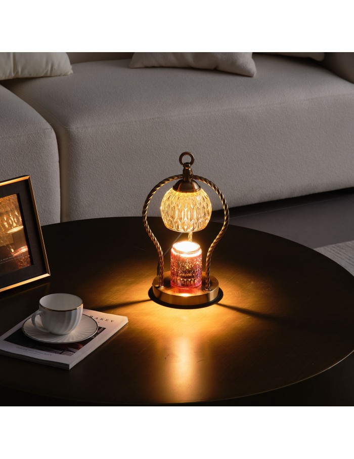 Lampada Riscaldante con Candela Profumata Premium