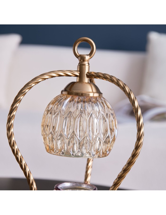 Premium scented candle warm lamp