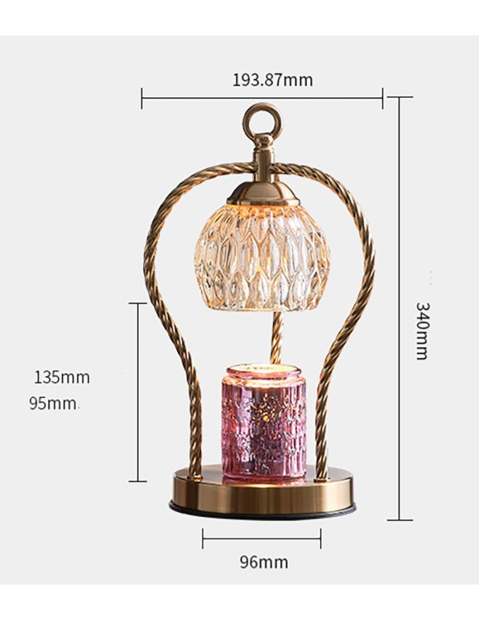 Lampada Riscaldante con Candela Profumata Premium