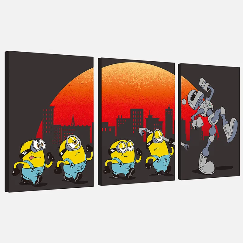 Minions & Monsters Wall Art – Minions Birthday Party Decorations