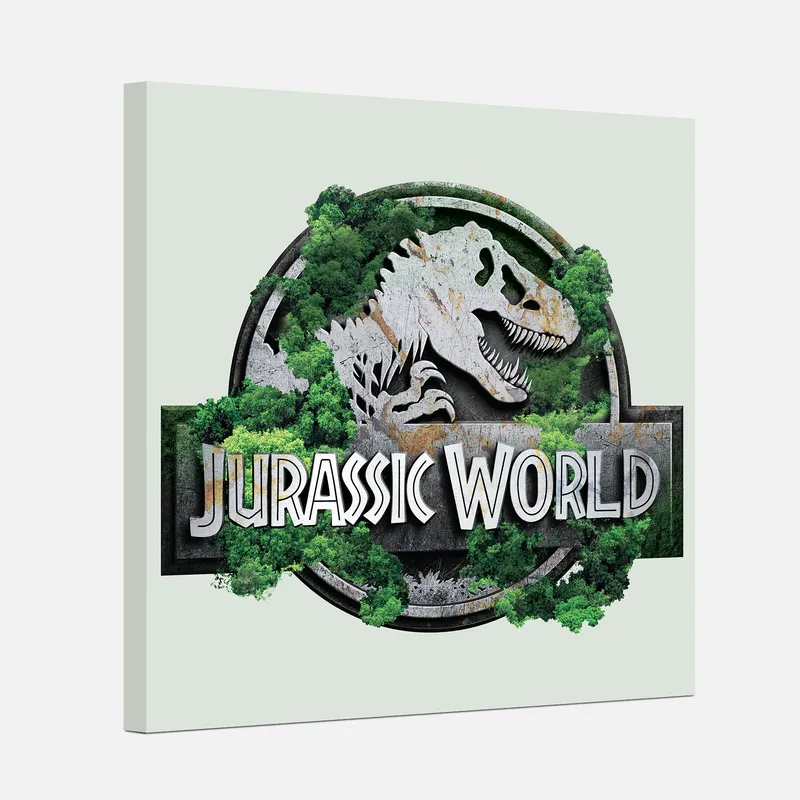 Jurassic World Logo Wall Art – Jurassic World Room Decor