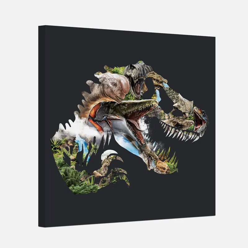 Jurassic World Logo Wall Art – Jurassic Park Gifts For Adults