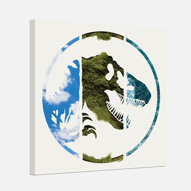 Jurassic World Logo Wall Art – Jurassic World Birthday Party Decorations