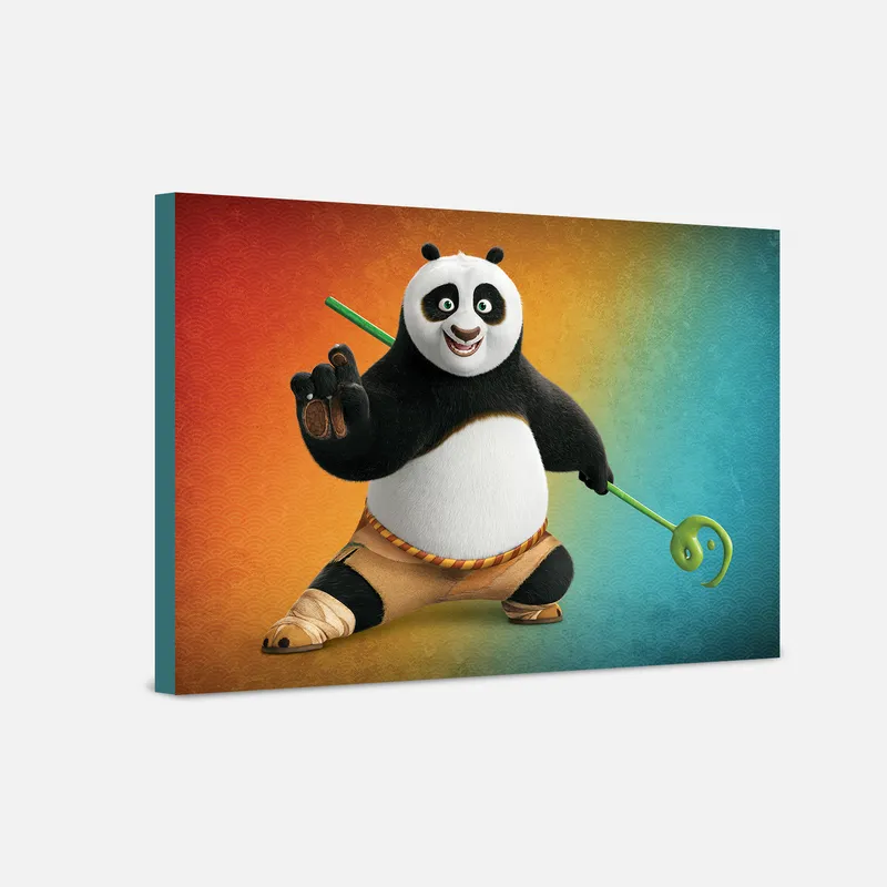 Kung Fu Panda Canvas Wall Art – kung fu panda room decor