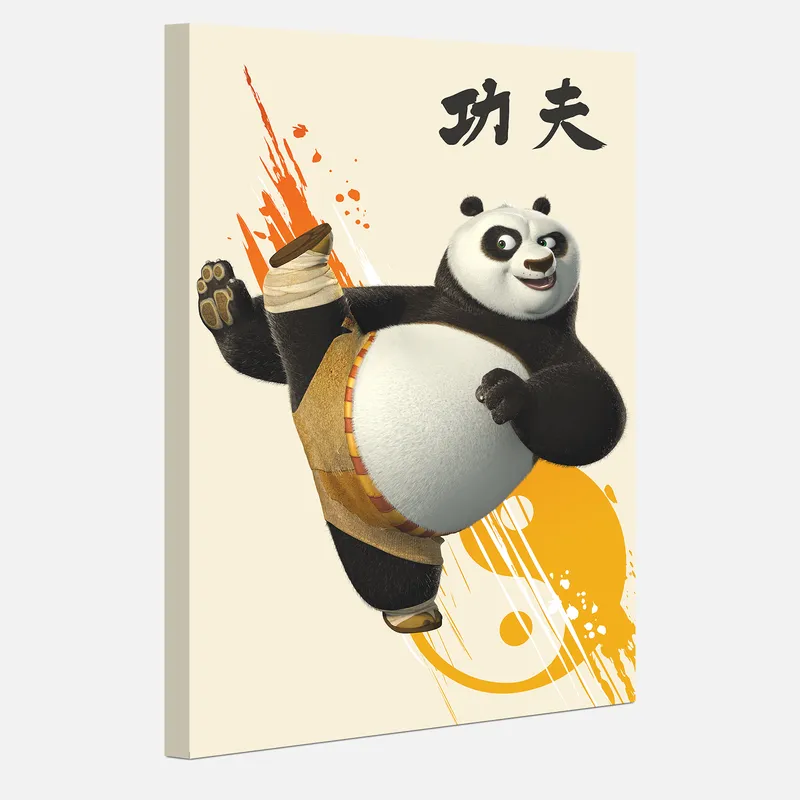 Kung Fu Panda Canvas Wall Art – kung fu panda gifts for kids