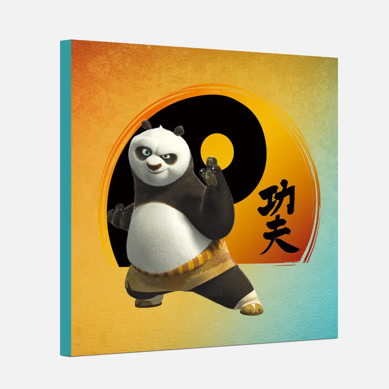 Kung Fu Panda Canvas Wall Art – kung fu panda wall decor