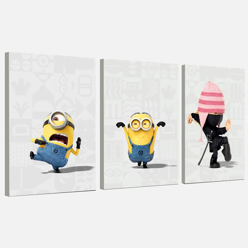 Despicable Me Canvas Wall Art -Minions room decor