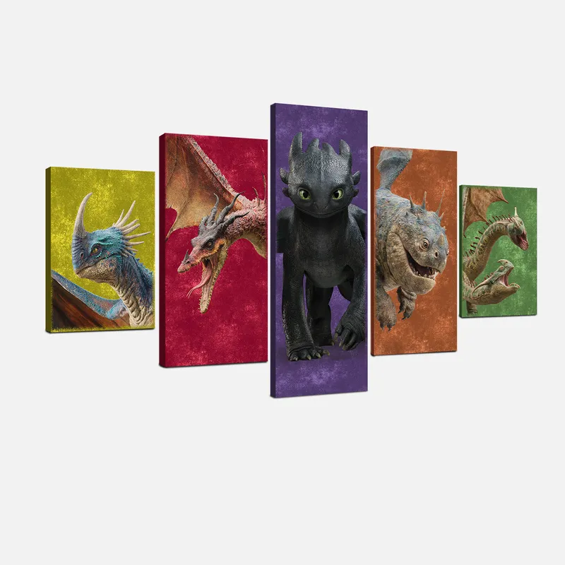 How to Train Your Dragon Canvas Wall Art – HTTYD decorations