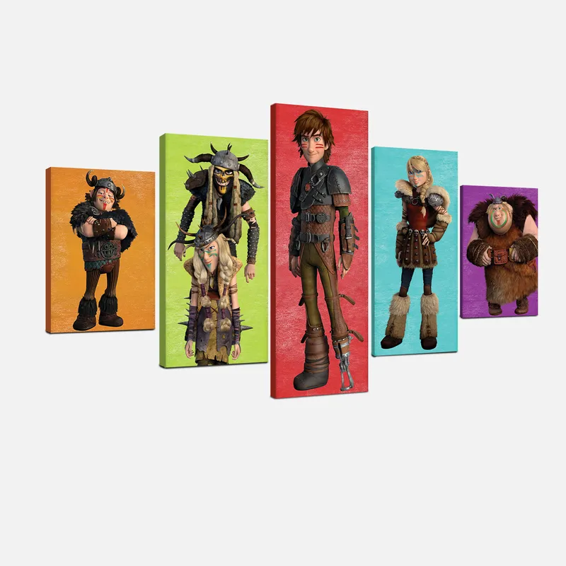 How to Train Your Dragon Canvas Wall Art – HTTYD decor