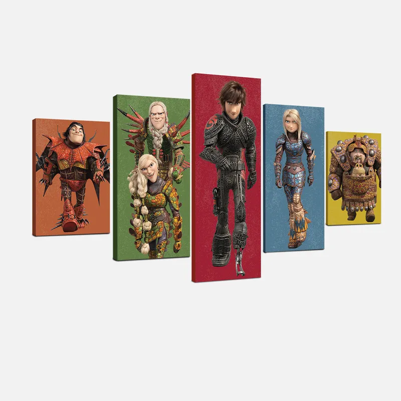 How to Train Your Dragon Canvas Wall Art – HTTYD room decor