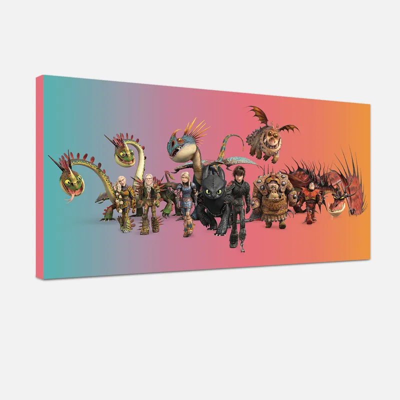 How to Train Your Dragon Canvas Wall Art – HTTYD movie collection