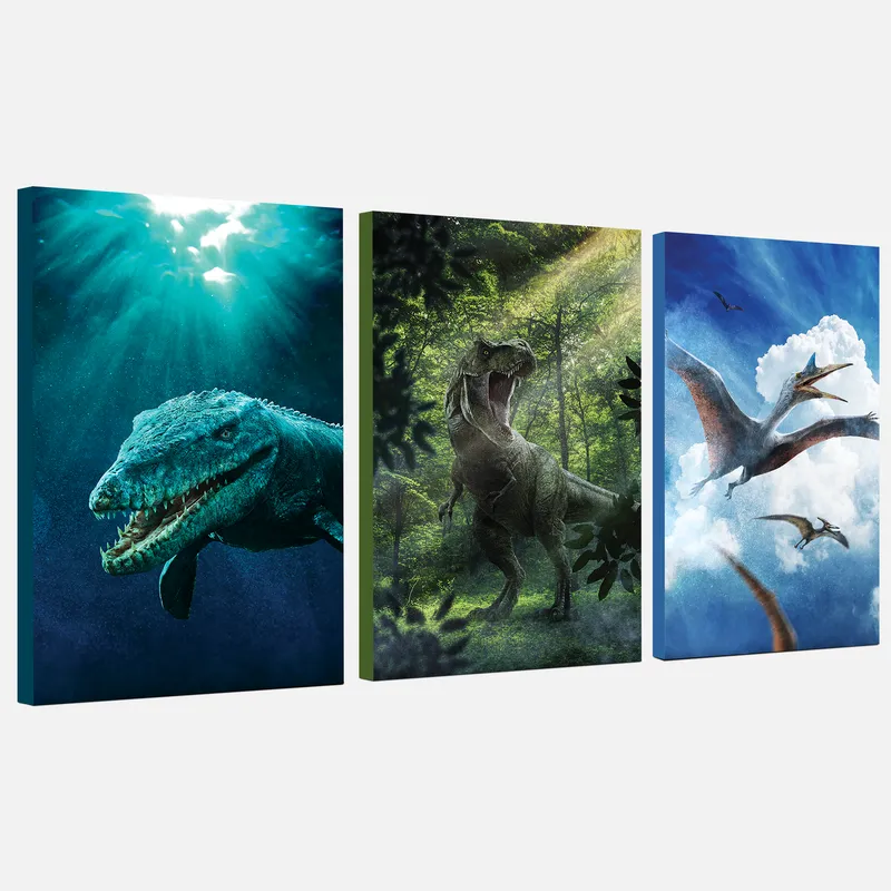 Jurassic World Canvas Wall Art  – Jurassic Park Wall Decorations